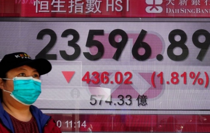 Azijska tržišta: Razočaranje iz Hong Konga spustilo indekse