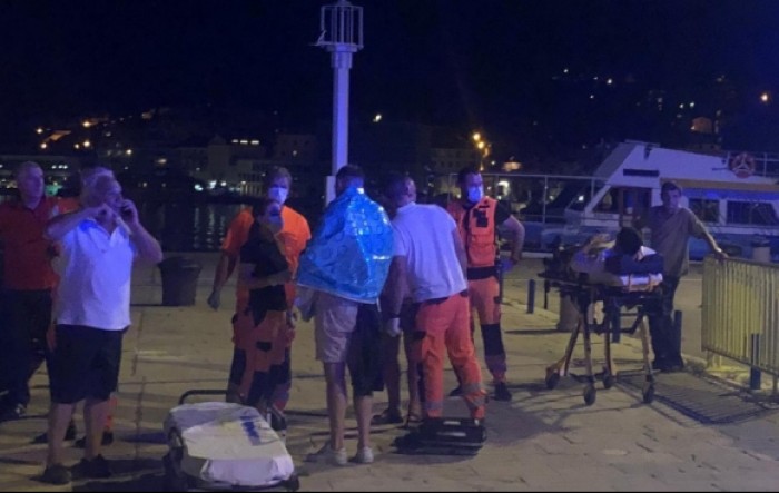 Pomorska nesreća kod Splita, devetero ozlijeđenih