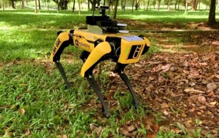 Singapur: Robotski pas osigurava pridržavanje socijalne distance