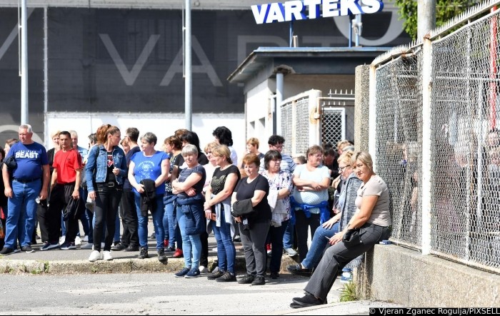 Radnici Varteksa krenuli u štrajk do isplate plaća