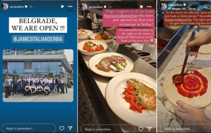 Jamie Oliver otvorio prvi restoran u Beogradu