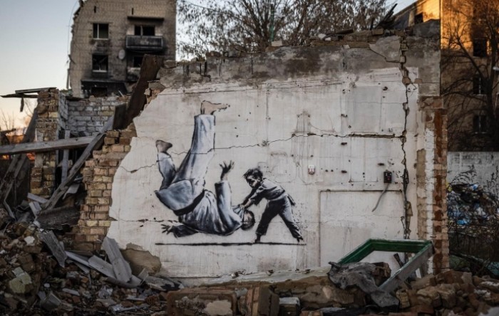 Kradljivcu Banksyjeva murala u Ukrajini prijeti 12 godina zatvora