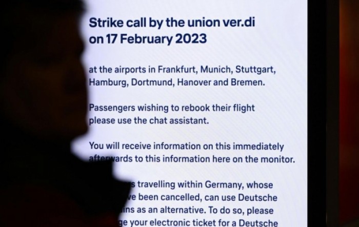 Kolaps u Njemačkoj, štrajkom pogođeno osam zračnih luka