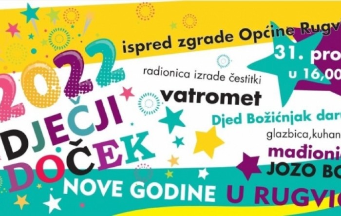 Rugvica: Evo što nas očekuje na proslavi Nove godine za najmlađe