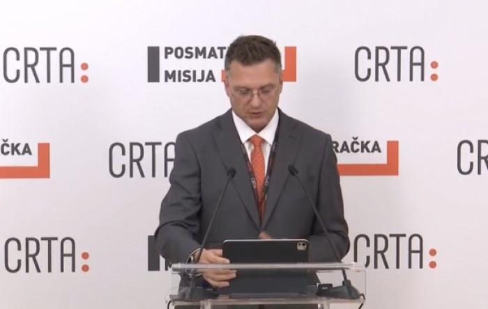 CRTA o nepravilnostima: Na 29 posto biračkih mjesta pritisak na birače, članove odbora i promatrače