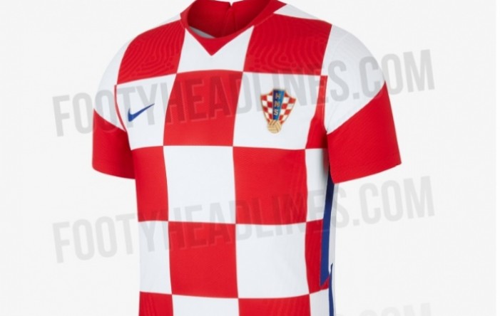 Procurila nova verzija dresova hrvatske nogometne reprezentacije
