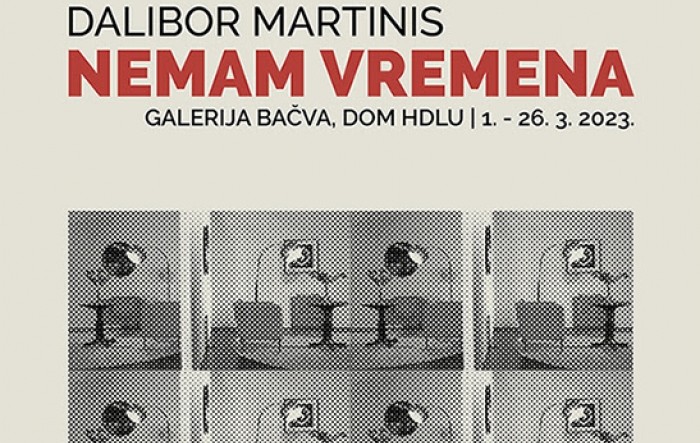 Izložba Dalibora Martinisa u Galeriji Bačva otvara se 1. ožujka