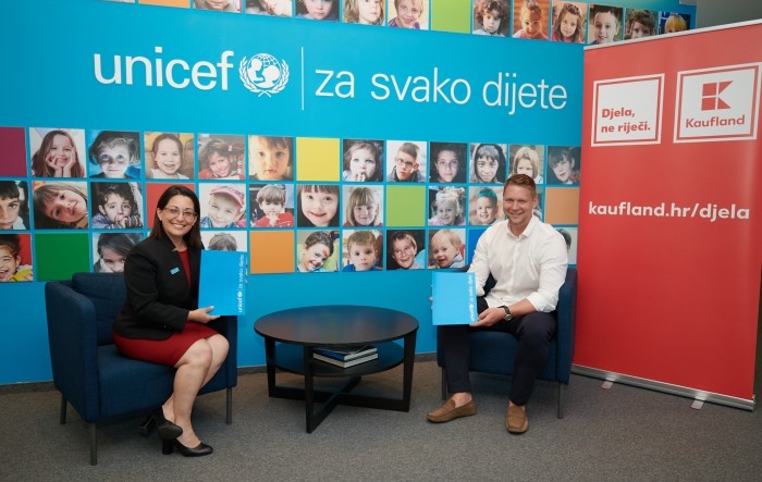 Kaufland Hrvatska i Ured UNICEF-a za Hrvatsku potpisali trogodišnji sporazum o suradnji