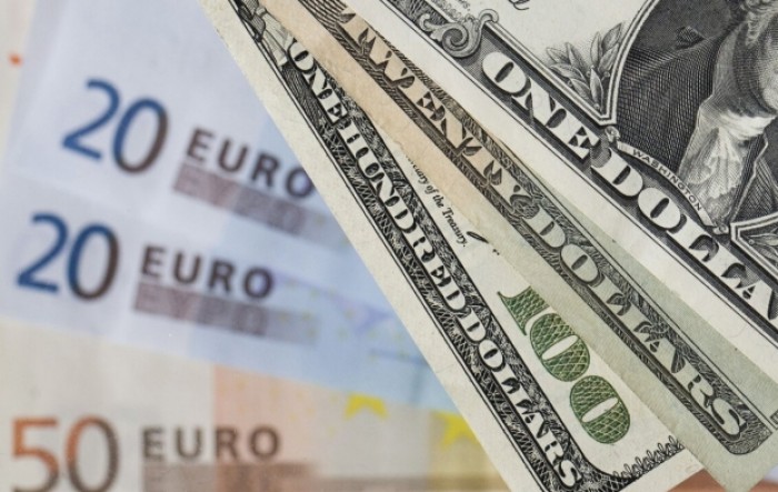 Euro prema dolaru na najvišoj razini u 28 mjeseci