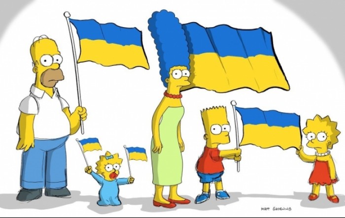 I Simpsoni solidarni s Ukrajinom