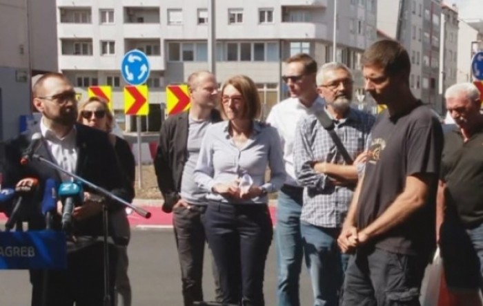 Pernar izazvao incident na otvaranju novouređenog raskrižja u Zagrebu