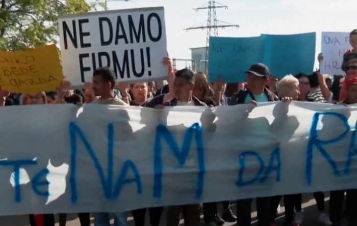 Prosvjed radnika Drava Internationala: Anušić nas želi uništiti