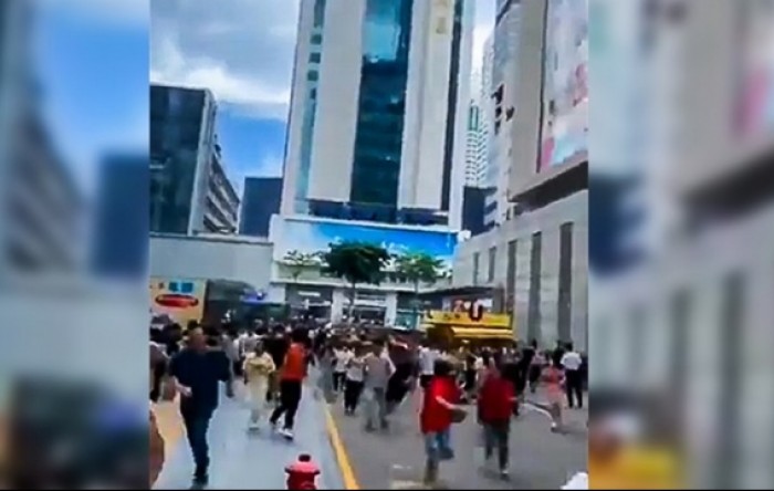 Kina: Zaljuljao se neboder u Shenzhenu i izazvao paniku (VIDEO)
