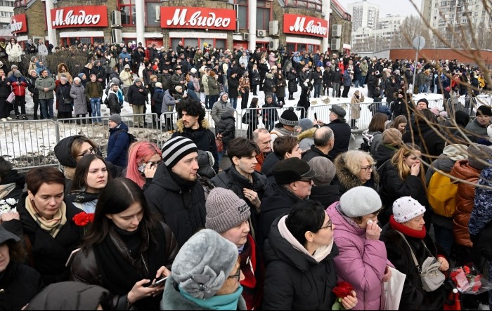 Pokop Navalnog pretvorio se u prosvjed protiv Putinove strahovlade
