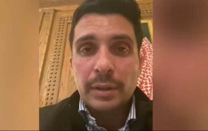 Jordanski princ Hamza u videu objavio da je u kućnom pritvoru