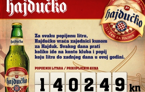 Više od 140 tisuća kuna do sada prikupljeno u akciji Kuna za Hajduka