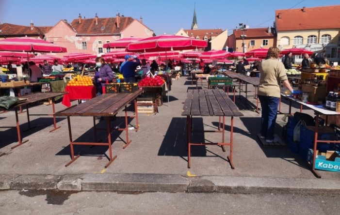 Zagrebačke tržnice otvorene, na Zelenoj tržnici drive-in