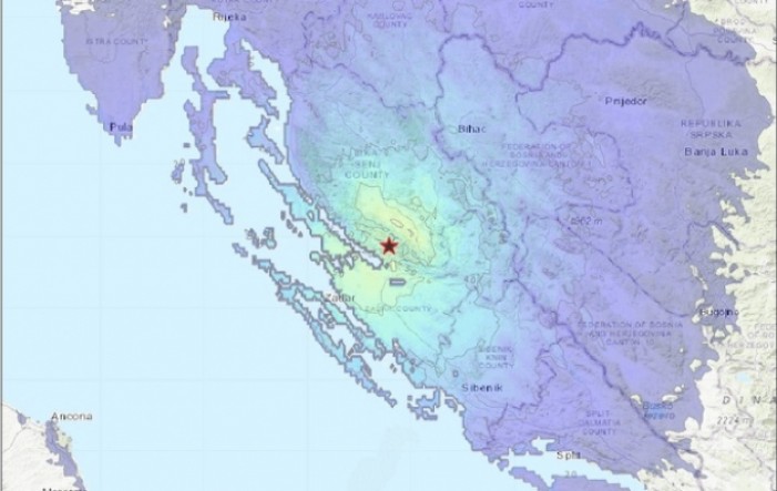 Kuk: Očekuje se serija naknadnih potresa na zadarskom području