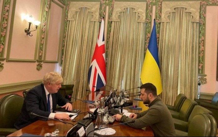 Boris Johnson iznenada u Kijevu na sastanku sa Zelenskijem