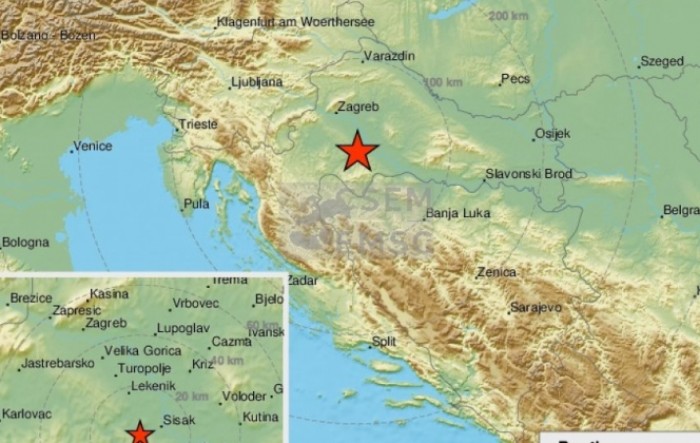 Središnju Hrvatsku zatresao prilično jak potres