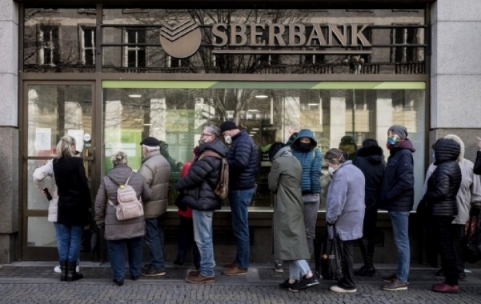 Češka podružnica Sberbanka zatvorila vrata
