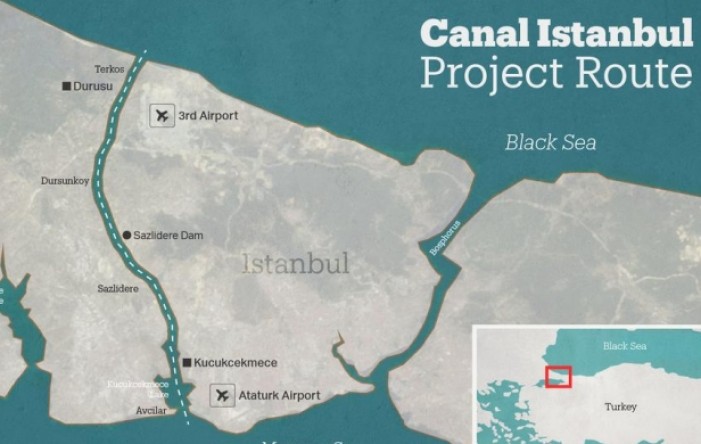 Turska želi izgraditi novi plovni put - Istanbulski kanal