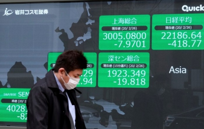 Azijska tržišta: Indeksi pali zbog rasta japanske korporativne inflacije