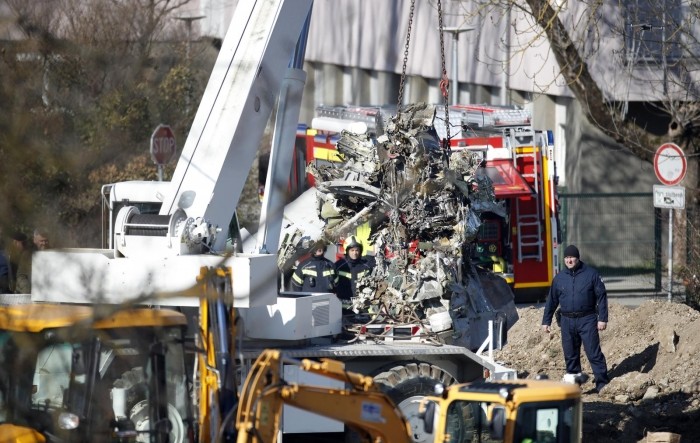 Zagreb: Izvučen dio olupine bespilotne letjelice