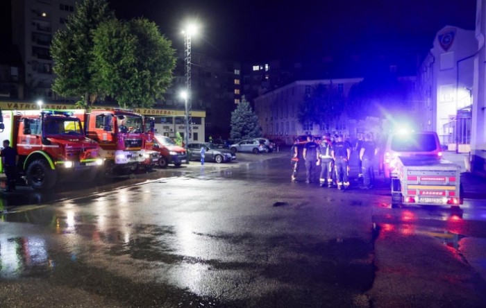 Požar pored zagrebačkog kina Tuškanac